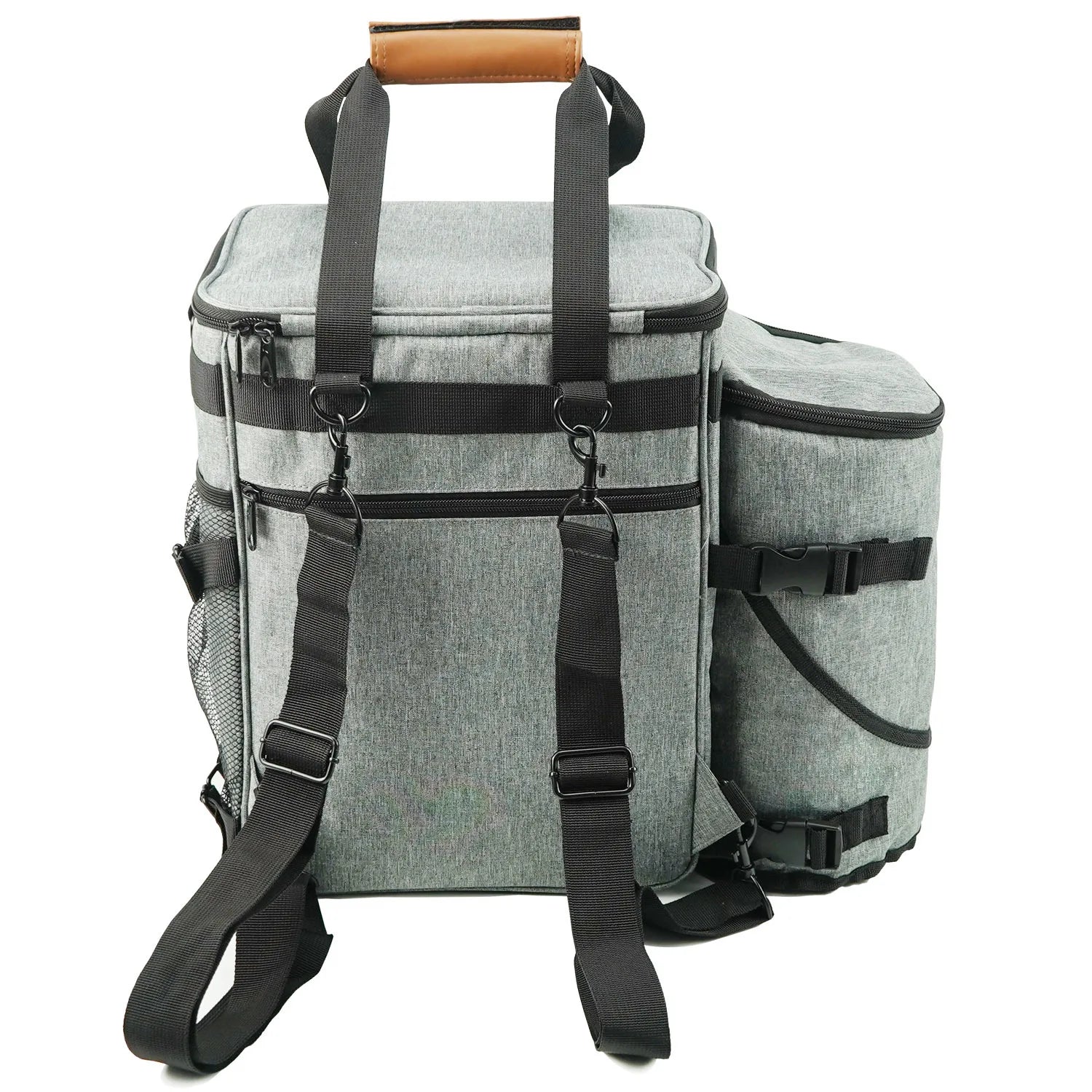 Haustier Reise-Organizer Rucksack – Airline Approved Transporttasche mit Futterbeutel & Zubehörfächern – 22,5 L