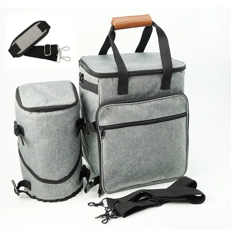 Haustier Reise-Organizer Rucksack – Airline Approved Transporttasche mit Futterbeutel & Zubehörfächern – 22,5 L