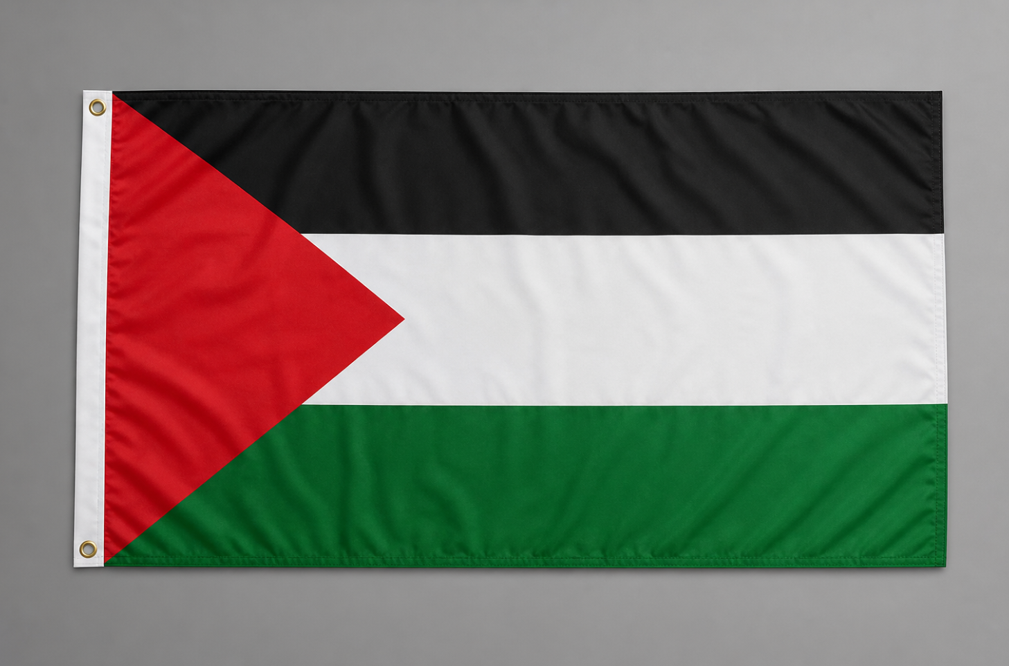 Palästina Flagge 60 × 90 cm oder 90 × 150 cm – Hochwertige Polyester Fahne für Innen- und Außenbereich