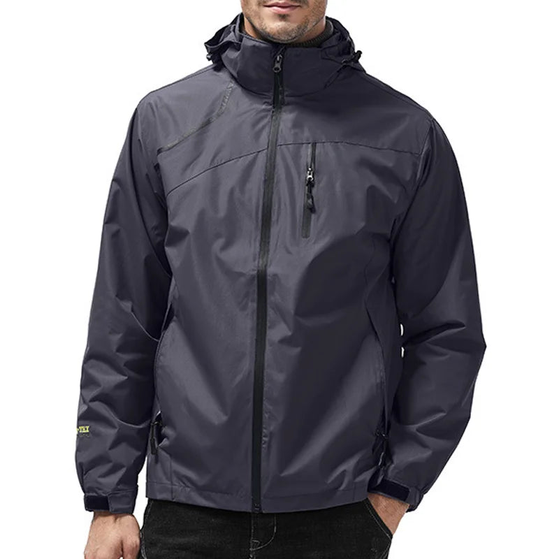 Wasserdichte Softshell Outdoorjacke mit Kapuze – Winddichte Herren & Damen Trekkingjacke für Hiking, Camping & Jagd