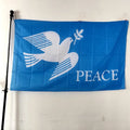 Peace Dove Flagge 90 × 150 cm – Friedenstauben Banner aus Polyester für Innen- & Außenbereich