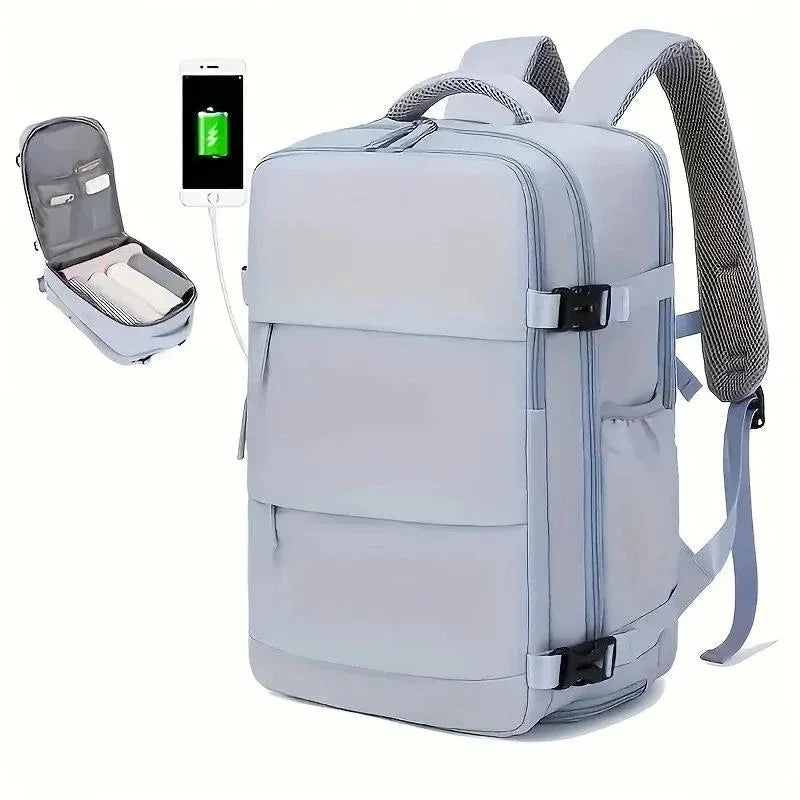 Damen Reiserucksack mit Schuhfach – Wasserdichter Multifunktionsrucksack mit Nassfach & großem Stauraum