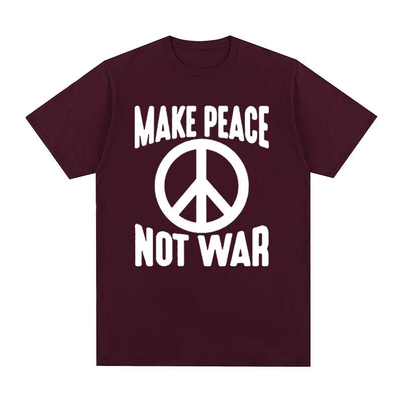 Make Love Not War Vintage T-Shirt – Baumwoll-Shirt mit Retro-Statement für Damen & Herren