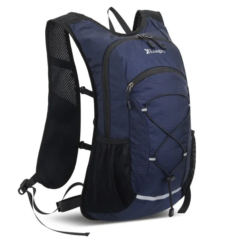 Hiking Rucksack mit Trinksystem-Fach – Leichter Outdoor & Fahrrad Rucksack aus Nylon – 26 × 18 × 48 cm