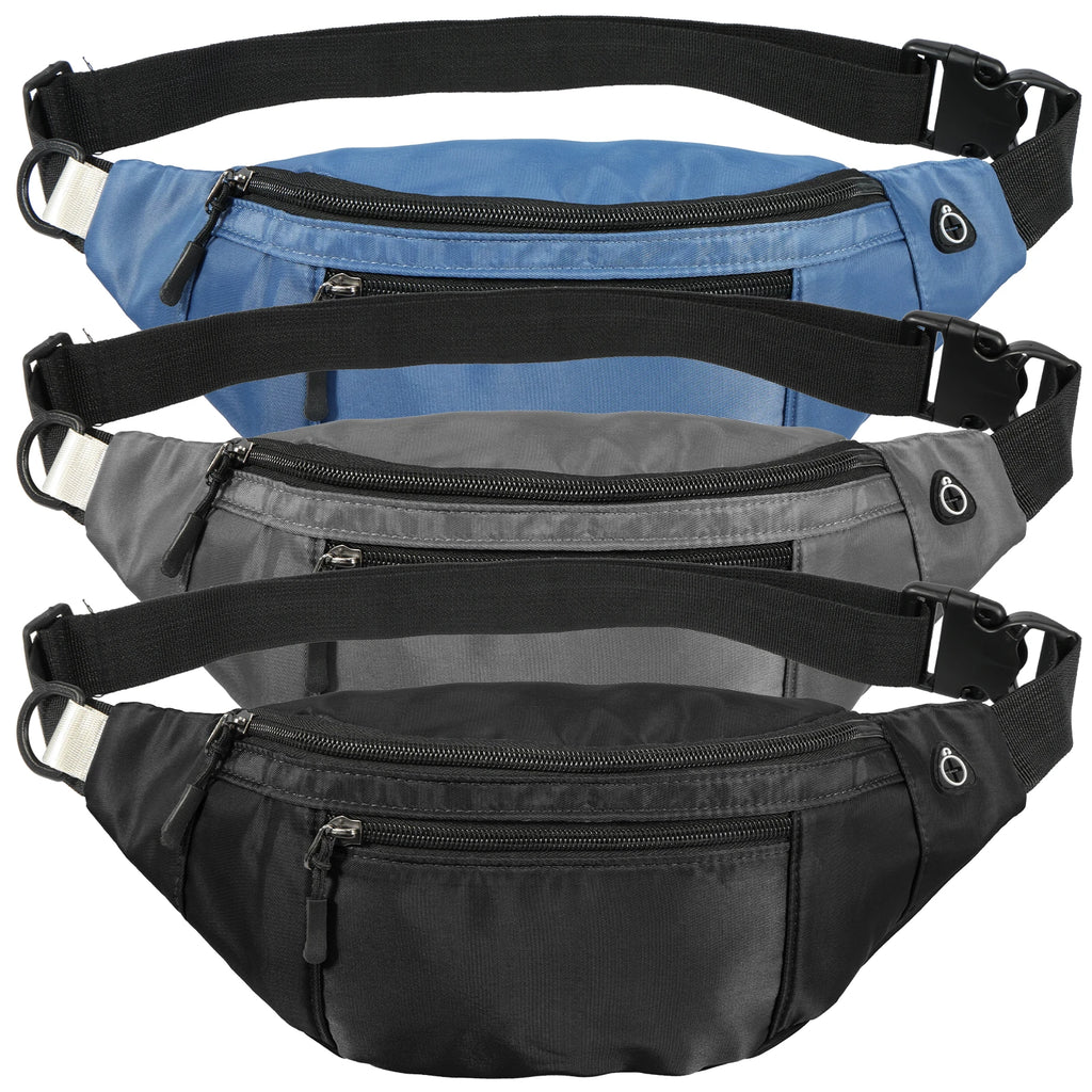Unisex Bauchtasche aus Oxford-Gewebe – Wasserdichte Crossbody Gürteltasche für Reisen, Sport & Alltag