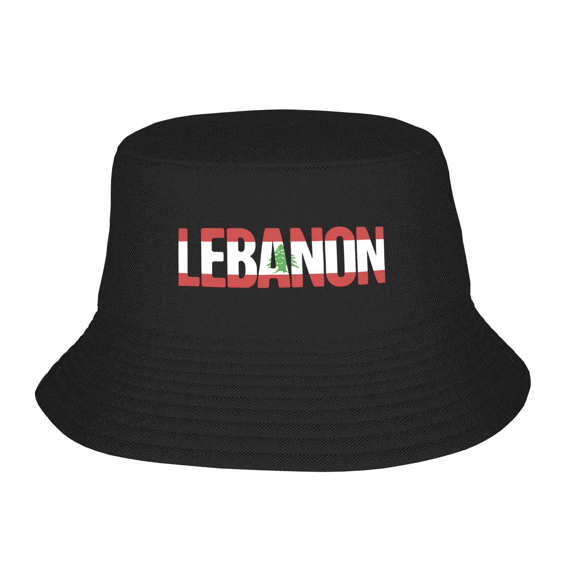 Libanon Bucket Hat mit arabischem Schriftzug & Landkarten-Design – Fischerhut mit UV-Schutz – Unisex