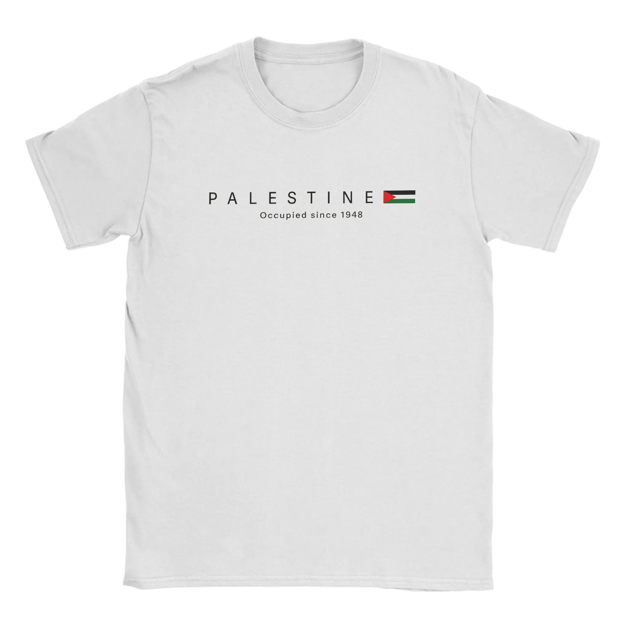 Palästina Flagge T-Shirt Herren – Baumwoll-Shirt mit Palästina-Karte, Rundhals, Sommer Streetwear, Kurzarm, Große Größen
