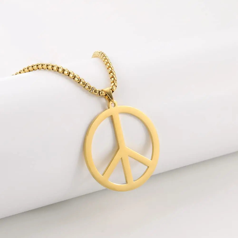 Peace Symbol Halskette – Kette mit Peace-Anhänger für Damen & Herren