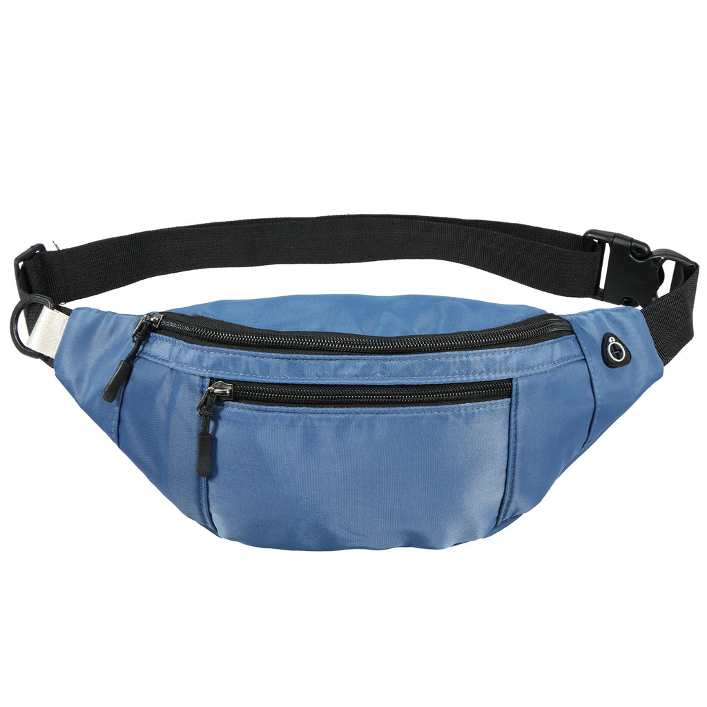 Unisex Bauchtasche aus Oxford-Gewebe – Wasserdichte Crossbody Gürteltasche für Reisen, Sport & Alltag