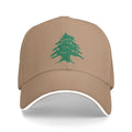 Lebanon Tree Baseball Cap – Unisex Snapback Cap mit Libanon-Zedernmotiv | Verstellbare Freizeitkappe