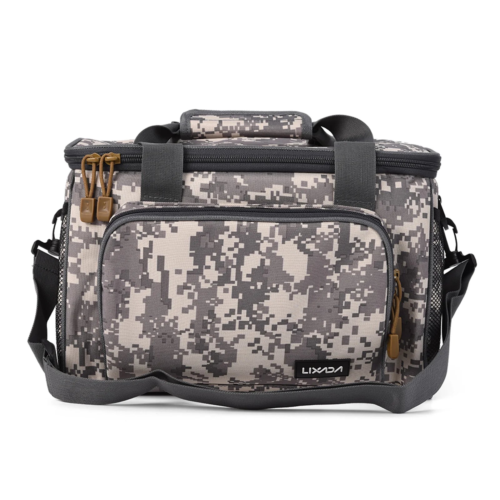 Angeltasche aus 600D Canvas – Multifunktionale Schultertasche für Angelzubehör, Köder & Rollen