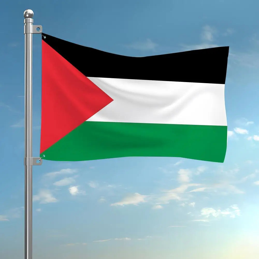 Palästina Flagge – Polyester Banner für Innen- & Außenbereich