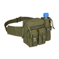 Taktische Gürteltasche mit Flaschenhalter – 6L Outdoor Hüfttasche aus 800D Oxford – Für Wandern, Camping & Trekking