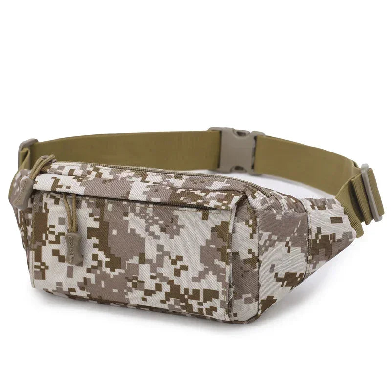 Herren Tactical Bauchtasche aus Oxford-Gewebe – Wasserdichte Hüft- & Crossbody-Tasche für Outdoor, Reisen & Alltag