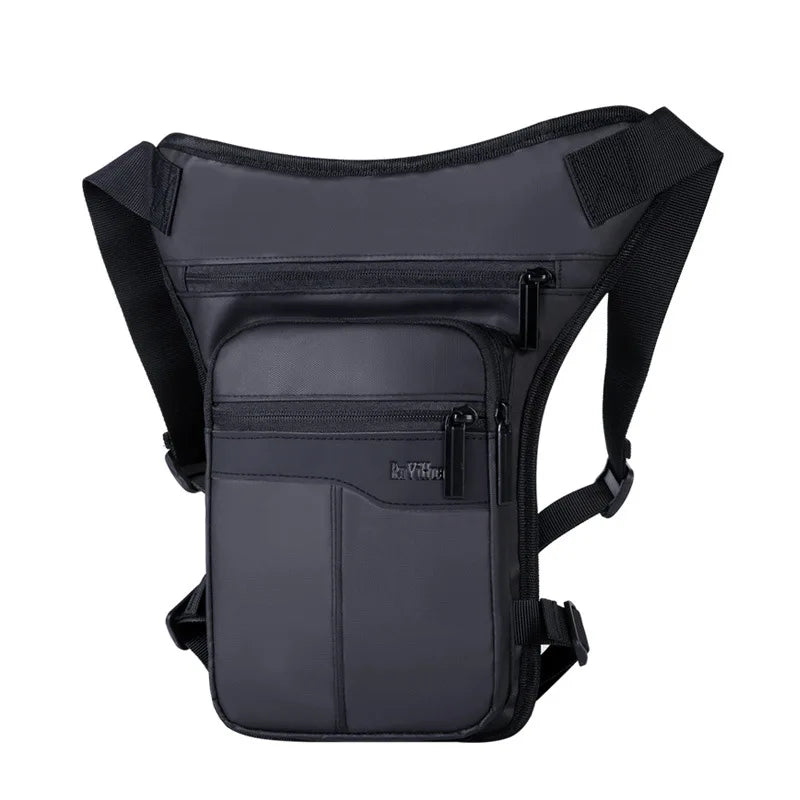 Motorrad Beintasche – Multifunktionale Hüft- & Oberschenkeltasche aus PU – Schulter- & Crossbody Bag