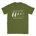 Men's T-Shirt with Palestine Map Motif – 100% Cotton | Short Sleeve Casual Shirt