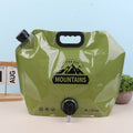 Faltbarer 8L Wasserkanister mit Zapfhahn – Tragbarer Wasserbehälter für Camping, Outdoor & Reisen