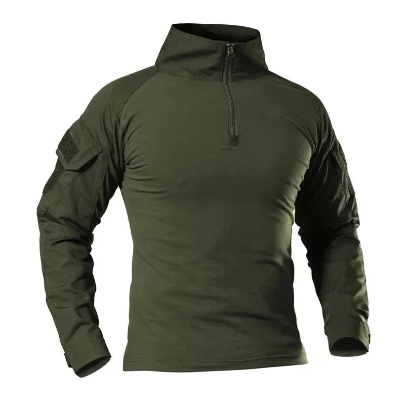 Taktisches Langarm Outdoor Shirt – Herren Tactical Combat Shirt – Atmungsaktiv für Wandern, Jagd & Camping – Größen S–XXXL