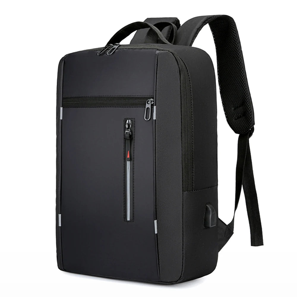 Laptop Rucksack 15,6 Zoll mit USB-Anschluss – Wasserabweisender Business & Reiserucksack für Damen und Herren