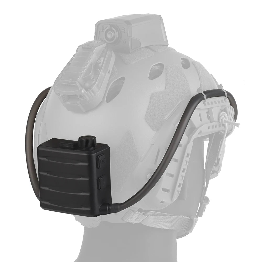 Anti-Beschlag-Set für Schutzbrillen – Defogger mit Lüfter für Airsoft, Motorrad, Ski & Outdoor