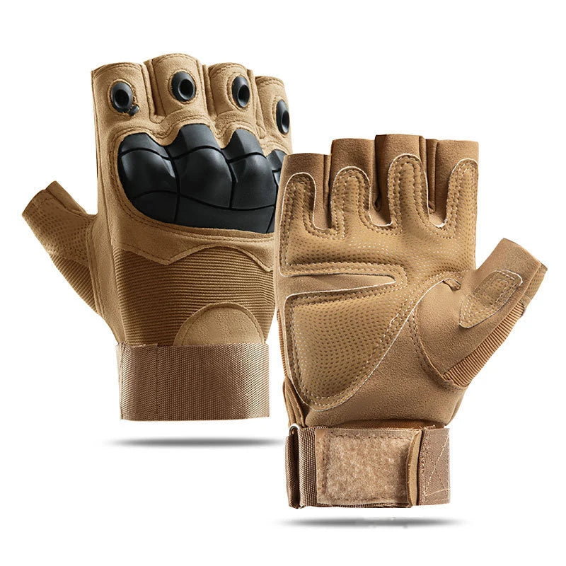 Taktische Outdoor-Handschuhe – Atmungsaktiv, Rutschfest & Knöchelschutz für Wandern, Radfahren & Outdoor