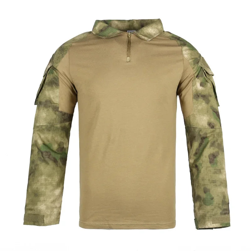 Taktisches Langarm Outdoor Shirt – Herren Tactical Combat Shirt – Atmungsaktiv für Wandern, Jagd & Camping – Größen S–XXXL