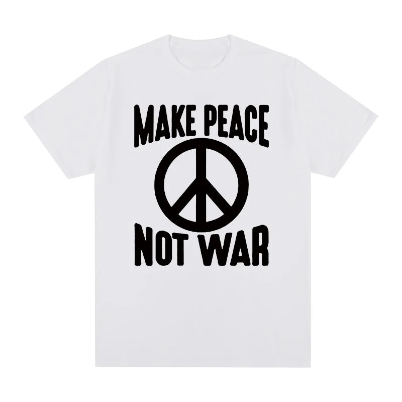 Make Love Not War Vintage T-Shirt – Baumwoll-Shirt mit Retro-Statement für Damen & Herren