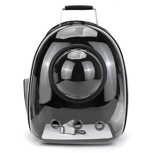 Haustier Rucksack mit Sichtfenster – Transparente Transporttasche für Katzen & kleine Hunde – Atmungsaktive Pet Backpack Space Capsule