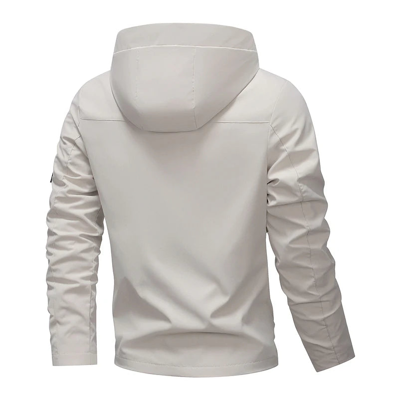 Herren Regenjacke wasserdicht mit Kapuze – Leichte Outdoor Jacke für Wandern, Camping & Trekking – Größen M–5XL