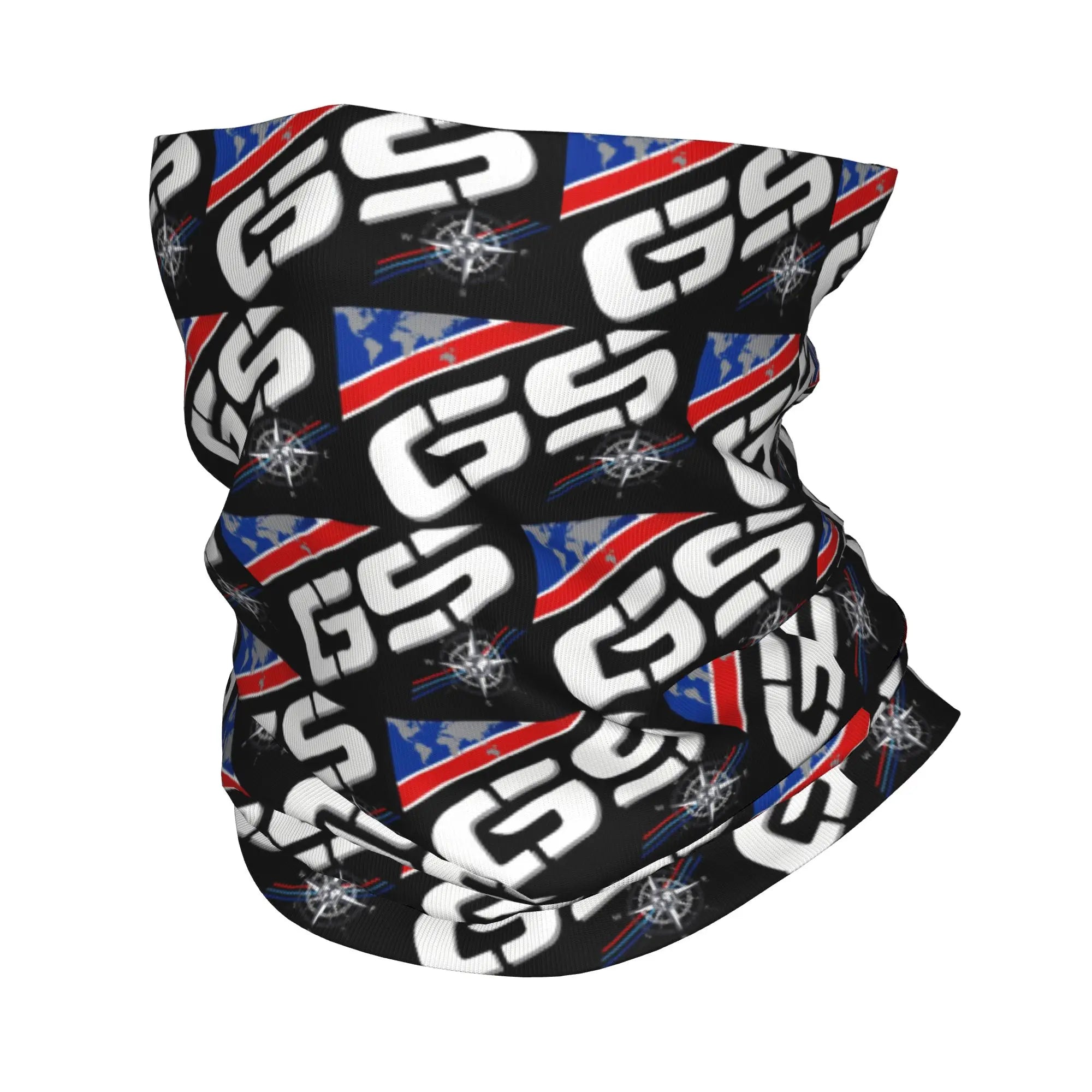 GS Motorrad Schlauchtuch – Multifunktionaler Neck Gaiter aus Polyester – Windschutz für Motorrad, Ski & Outdoor