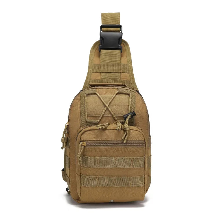 Taktischer Schulterrucksack 600D – EDC Outdoor Sling Bag – Wasserabweisender Daypack für Wandern, Camping & Alltag