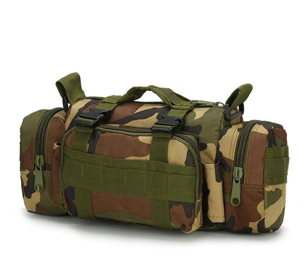 Outdoor Hüfttasche 3–5 L – Multifunktionale Waist Bag aus Nylon für Camping, Wandern & Trekking