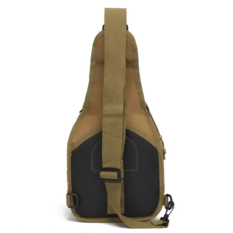 Taktischer Schulterrucksack 600D – EDC Outdoor Sling Bag – Wasserabweisender Daypack für Wandern, Camping & Alltag
