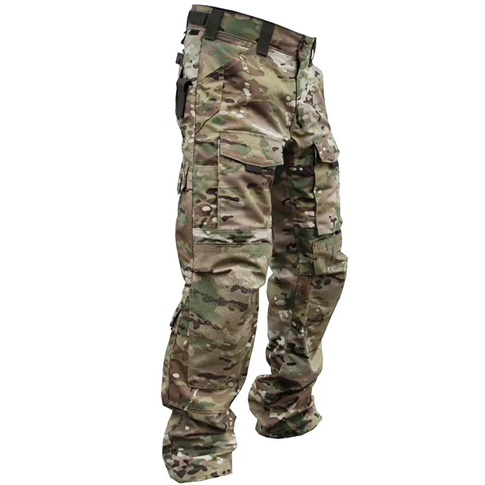 Taktische Cargo-Hose Herren – Strapazierfähige Outdoor-Hose mit Mehreren Taschen für Hiking, Jagd & Arbeit