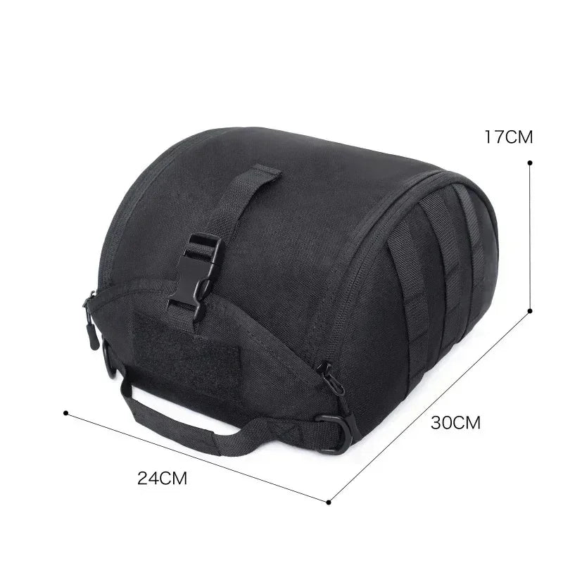 Taktische Helmtragetasche mit MOLLE-System – Gepolsterte Helmtasche aus 1000D Oxford-Nylon – 6 Liter