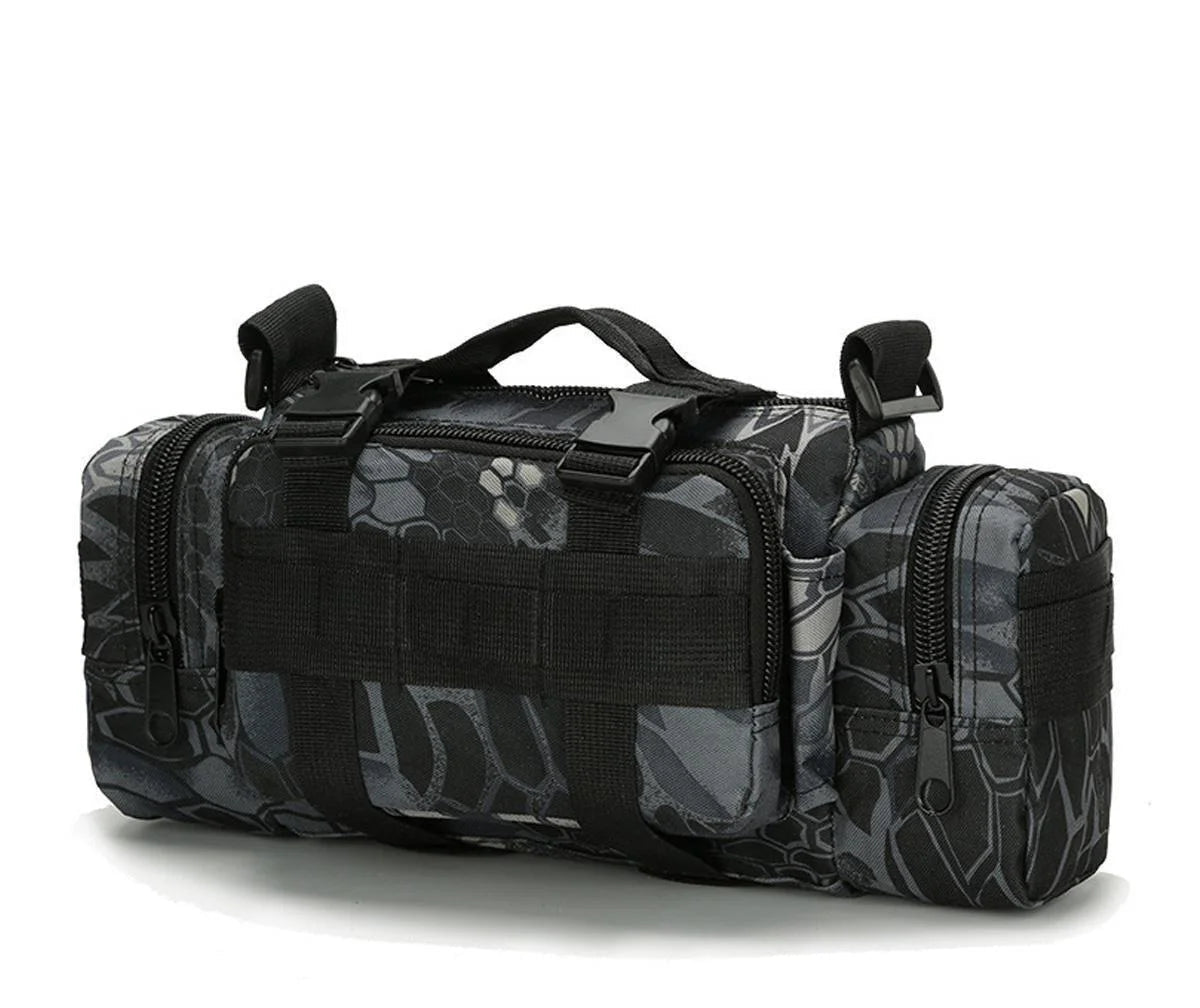 Outdoor Hüfttasche 3–5 L – Multifunktionale Waist Bag aus Nylon für Camping, Wandern & Trekking
