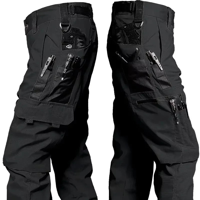 Taktische wasserdichte Cargo-Hose Herren – Outdoor Combat Hose mit Mehreren Taschen für Camping & Hiking