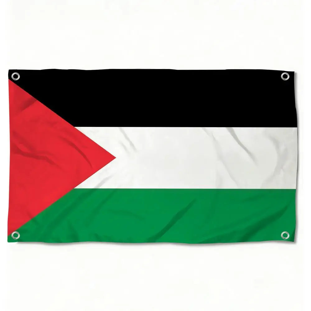 Palästina Flagge – Polyester Banner für Innen- & Außenbereich