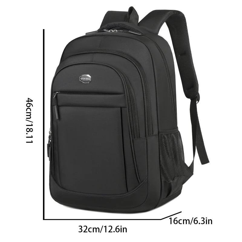Unisex Rucksack aus Oxford-Gewebe – Laptop-Rucksack für Alltag, Schule, Büro & Reisen – Bis 20 Liter