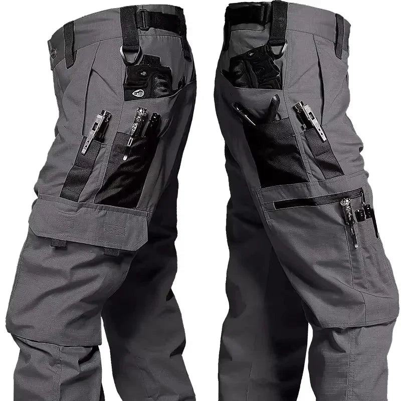 Taktische wasserdichte Cargo-Hose Herren – Outdoor Combat Hose mit Mehreren Taschen für Camping & Hiking