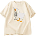„Peace Was Never An Option“ Damen T-Shirt – Stylisches Statement-Shirt für Frühling & Sommer