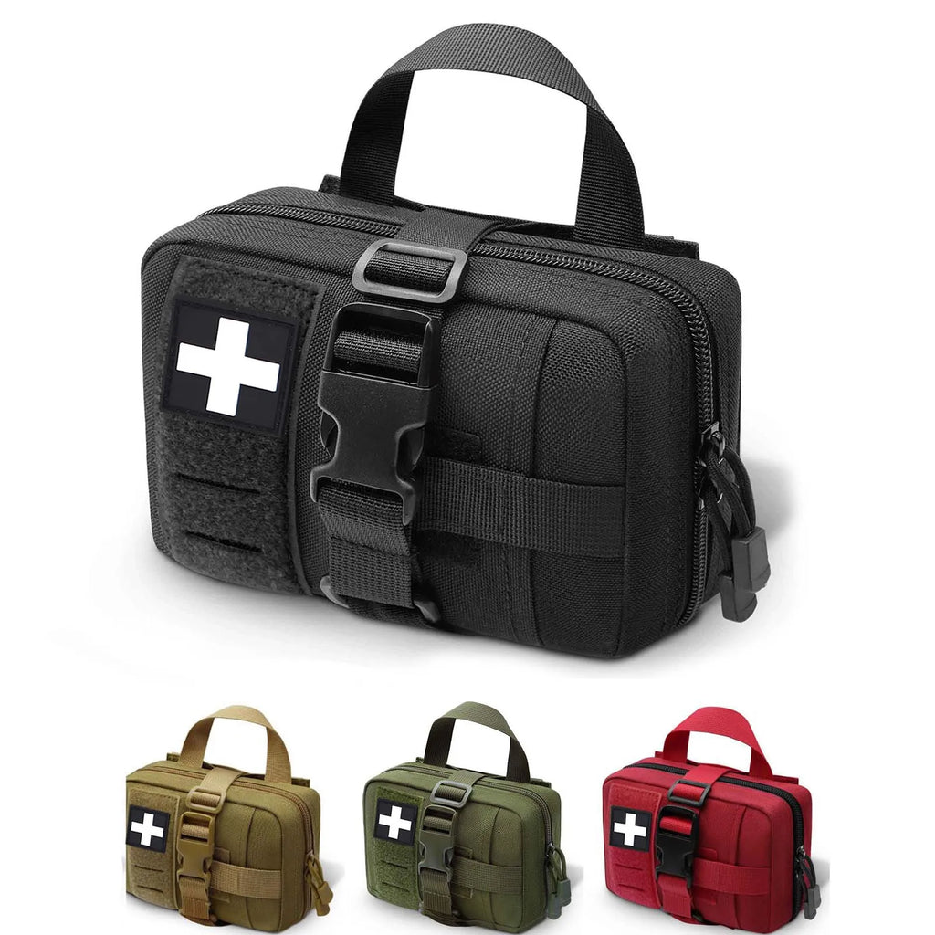 MOLLE IFAK Erste-Hilfe Tasche – Tactical Rip-Away Medic Pouch aus 1000D Nylon für Outdoor & EDC