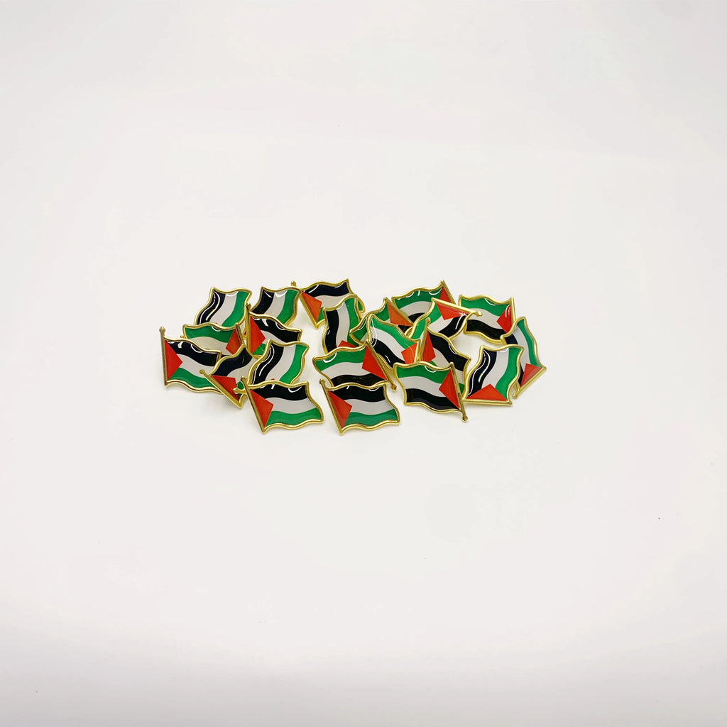 Palästina Flaggen-Anstecknadeln – Metall-Lapel Pins für Jacken, Mützen, Rucksäcke &amp; Kleidung