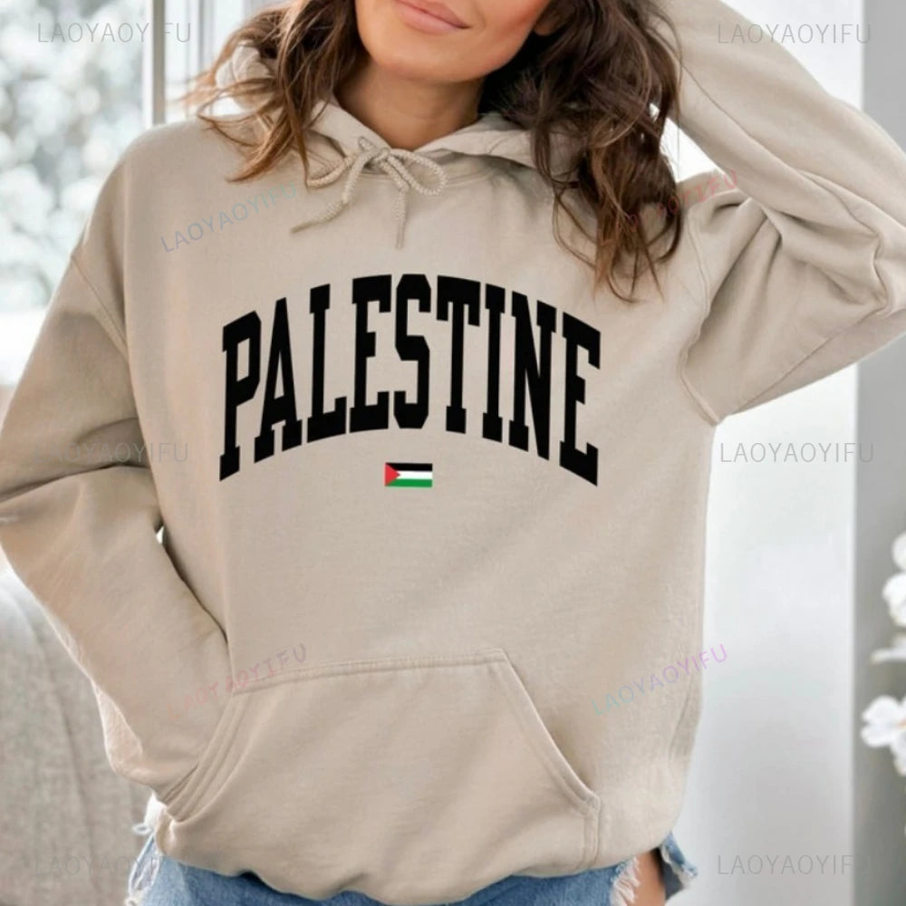 Palästina Hoodie – Unisex Kapuzenpullover mit Print | Warmer Casual Pullover