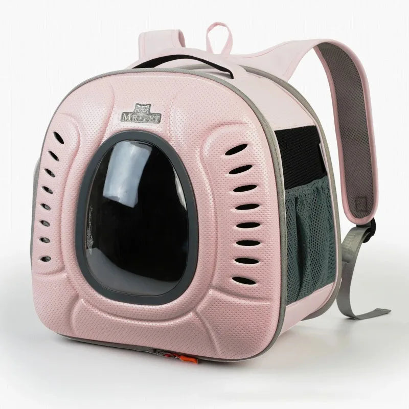 Faltbarer Haustier-Rucksack – Atmungsaktive Transporttasche für Katzen & kleine Hunde