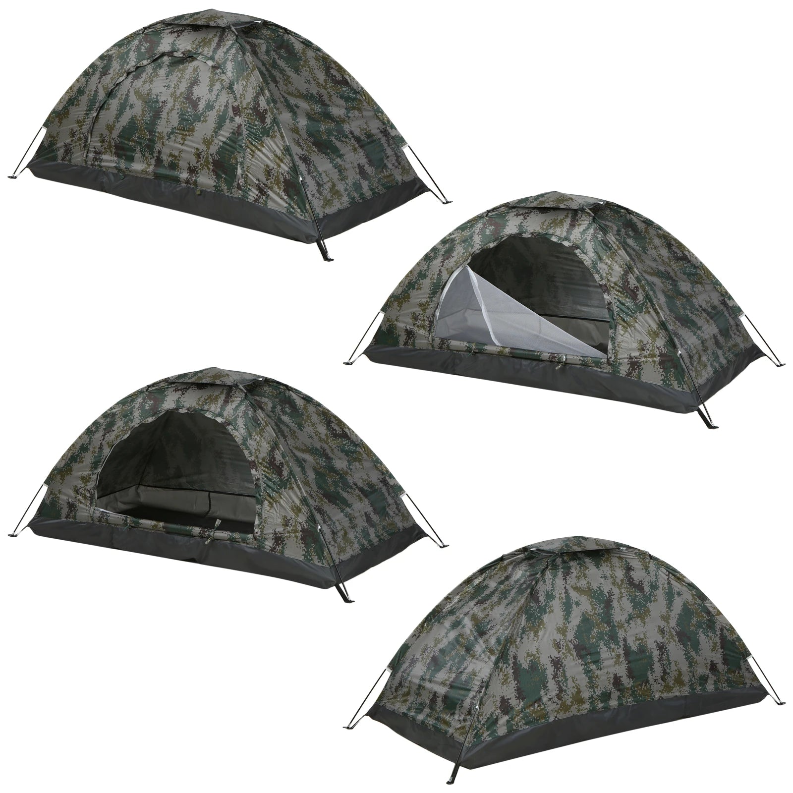 Pop-Up Campingzelt mit UV-Schutz UPF 30+ – Leichtes Outdoor Zelt für Strand, Camping & Garten – 2 Größen