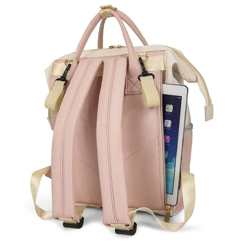 Baby Wickelrucksack – Großer Mommy Backpack mit isolierten Flaschenfächern & Kinderwagenbefestigung