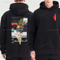 Palestine & Lebanon Hoodie – Unisex Hooded Sweatshirt with Flag & Calligraphy Print