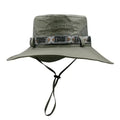 Herren Sonnenhut mit breiter Krempe – UV-Schutz Bucket Hat aus atmungsaktivem Polyester – Unisex Outdoor Fischerhut
