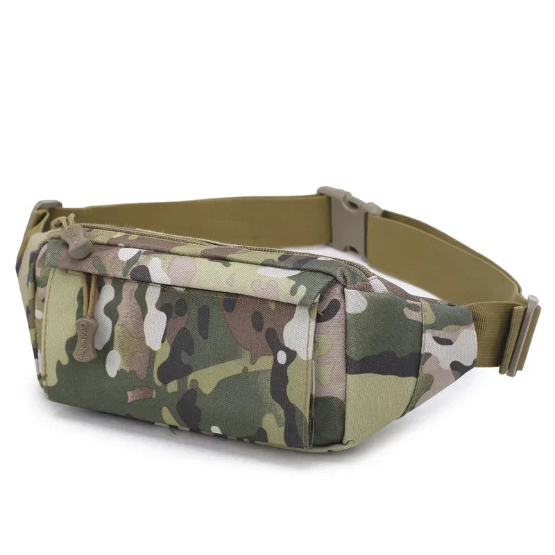Herren Tactical Bauchtasche aus Oxford-Gewebe – Wasserdichte Hüft- & Crossbody-Tasche für Outdoor, Reisen & Alltag